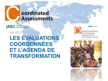 Les évaluations coordonnées et l’agenda de transformation