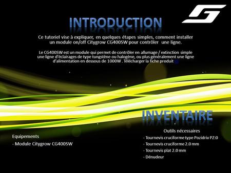 Introduction Inventaire