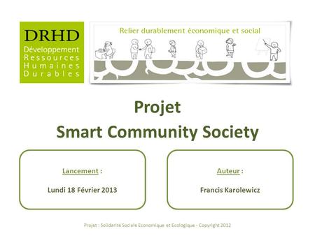 Projet Smart Community Society