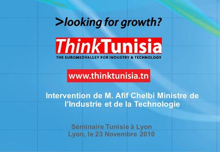 Séminaire Tunisie à Lyon