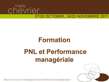 PNL et Performance managériale