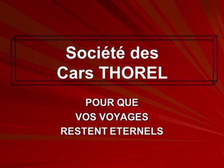 Société des Cars THOREL