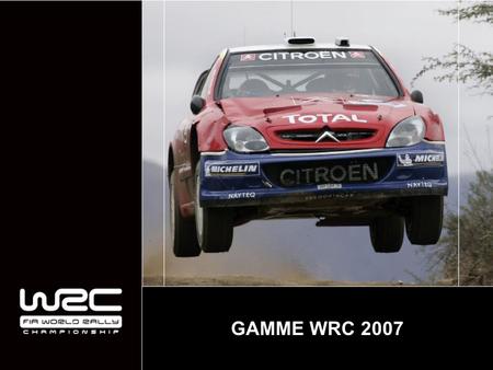 GAMME WRC 2007.