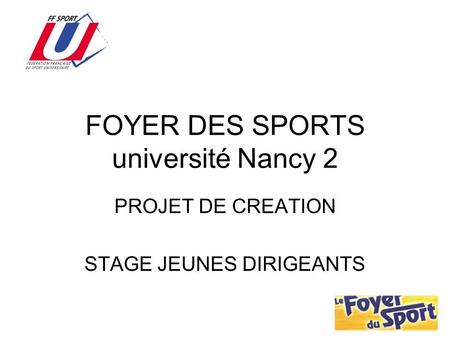 FOYER DES SPORTS université Nancy 2