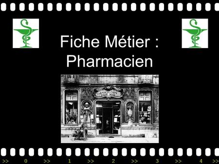 Fiche Métier : Pharmacien