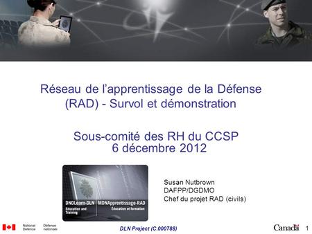 Sous-comité des RH du CCSP 6 décembre 2012