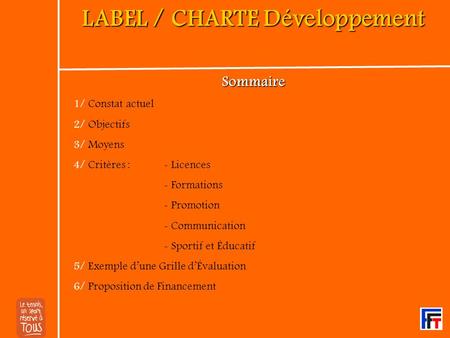 LABEL / CHARTE Développement