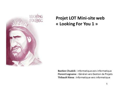 Projet LOT Mini-site web « Looking For You 1 »