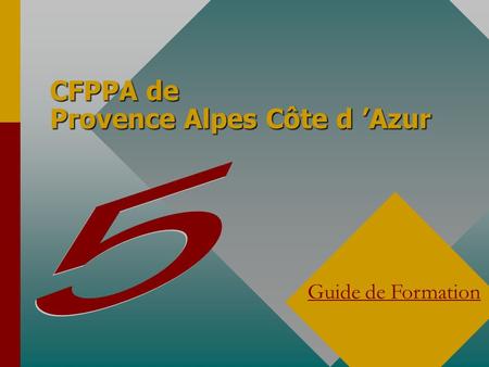 CFPPA de Provence Alpes Côte d ’Azur