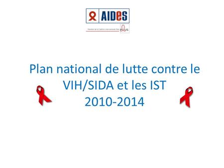 Plan national de lutte contre le VIH/SIDA et les IST