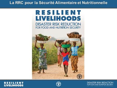 La RRC pour la Sécurité Alimentaire et Nutritionnelle