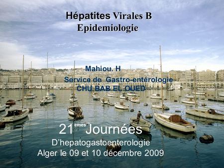 Hépatites Virales B Epidemiologie