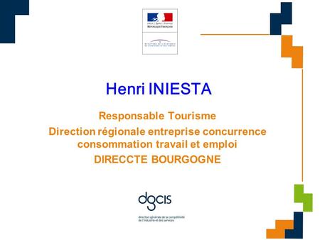 Henri INIESTA Responsable Tourisme