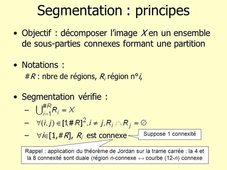 Segmentation : principes