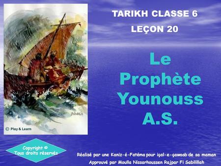 Le Prophète Younouss A.S.