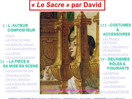 « Le Sacre » par David I - L ’AUTEUR