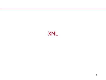 XML.