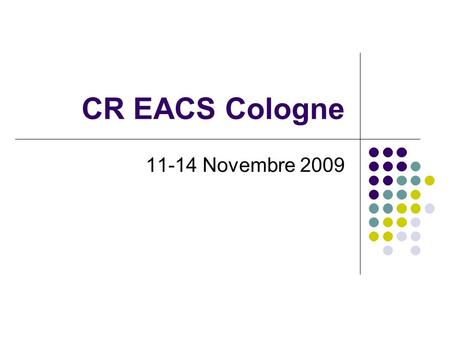 CR EACS Cologne 11-14 Novembre 2009. LBPE9.7/8 - Prevalence of proximal renal tubular dysfunction (PRTD) and associated factors in HIV-infected patients,