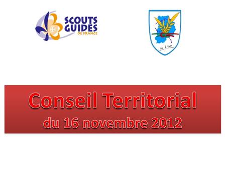 Conseil Territorial du 16 novembre 2012.