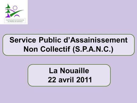 Service Public d’Assainissement Non Collectif (S.P.A.N.C.)