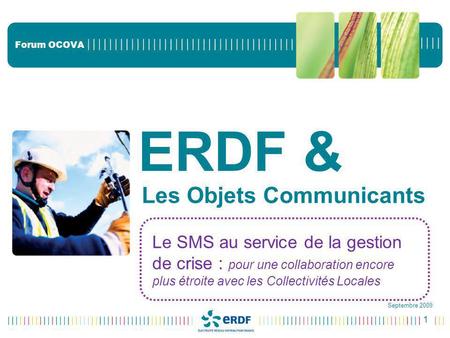 ERDF & Les Objets Communicants