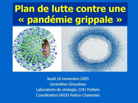 Plan de lutte contre une « pandémie grippale »