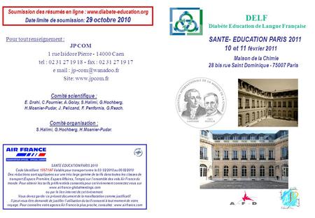 DELF SANTE- EDUCATION PARIS et 11 février 2011