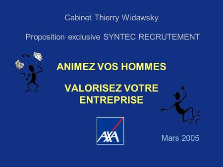 Cabinet Thierry Widawsky Proposition exclusive SYNTEC RECRUTEMENT