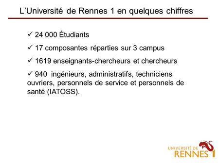 L’Université de Rennes 1 en quelques chiffres