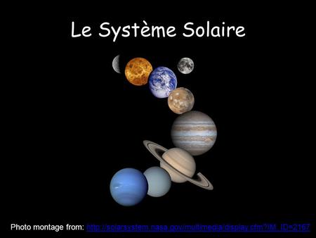 Le Système Solaire From