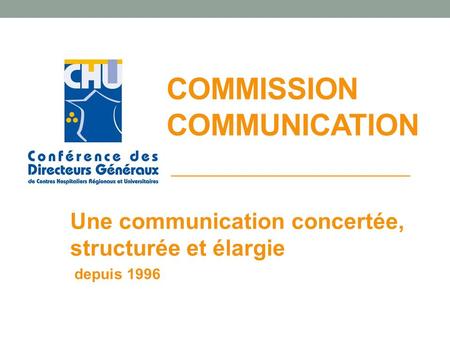 commission communication