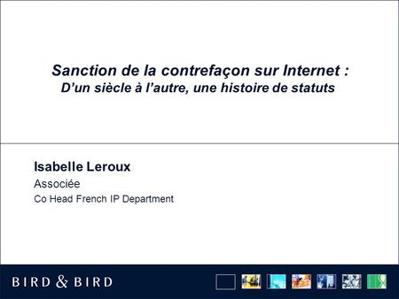 Isabelle Leroux Associée Co Head French IP Department