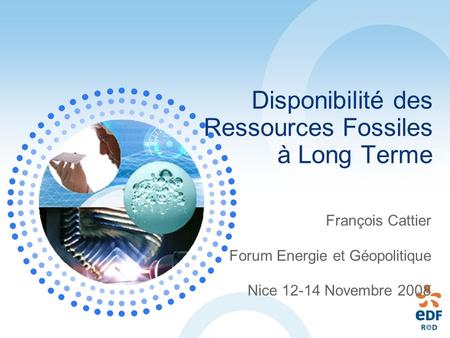 Disponibilité des Ressources Fossiles à Long Terme
