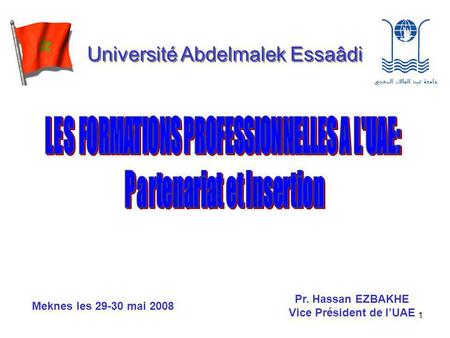 Université Abdelmalek Essaâdi