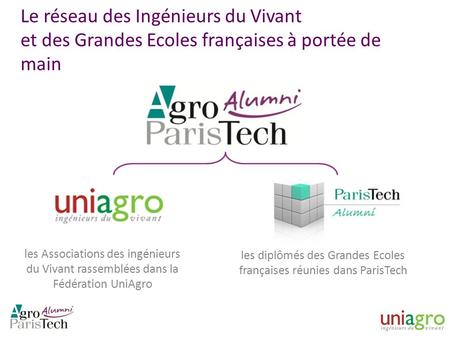 les diplômés des Grandes Ecoles françaises réunies dans ParisTech