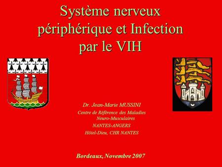Système nerveux périphérique et Infection par le VIH