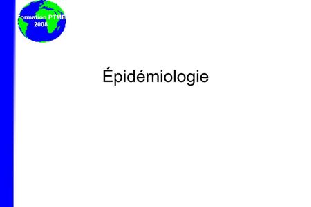 Épidémiologie.