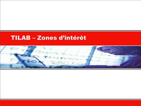 TILAB – Zones dintérêt. Sécurité: Lextension toujours plus importante du réseau dentreprise (IP étendue, Extranet), qui intègre les réseaux des partenaires.