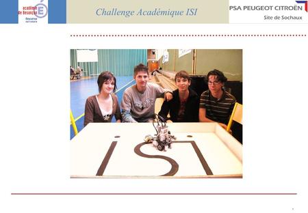 Challenge Académique ISI