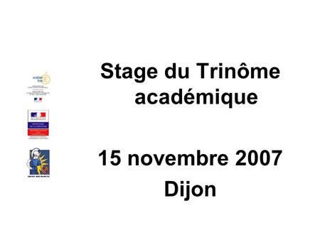 Stage du Trinôme académique