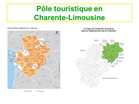 Pôle touristique en Charente-Limousine