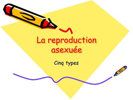 La reproduction asexuée
