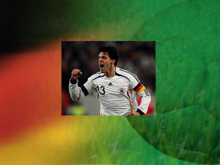 Michael Ballack né le 26 septembre 1976 à Görlitz un footballeur allemand une des grandes stars du football allemand.