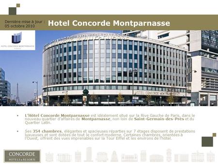 Hotel Concorde Montparnasse