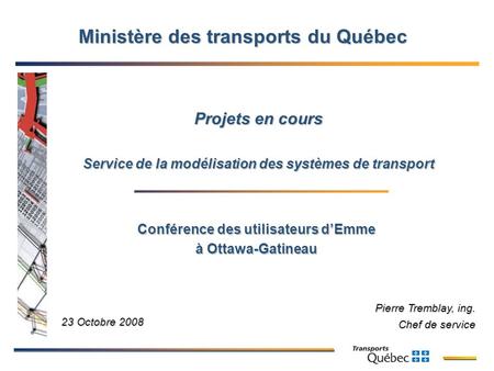 Ministère des transports du Québec