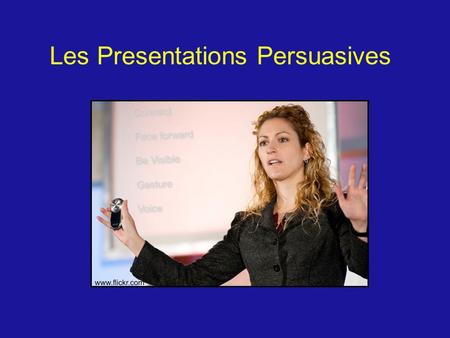 Les Presentations Persuasives La meilleure memorisation se passe dans les presentations qui sont à la fois vocales et visuales 1020304050 60 Memorisation.
