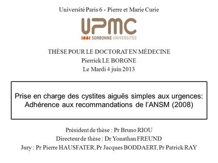 Université Paris 6 - Pierre et Marie Curie