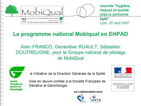 Le programme national Mobiqual en EHPAD