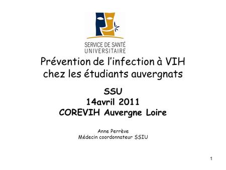 Prévention de l’infection à VIH chez les étudiants auvergnats