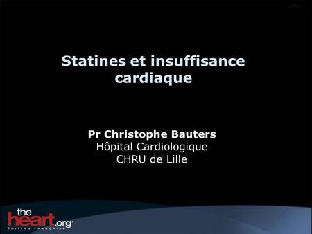 Statines et insuffisance cardiaque